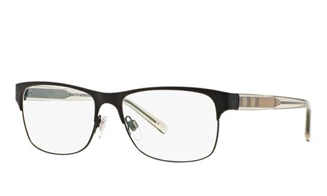 Burberry BE1289 Matte Black Eyeglasses